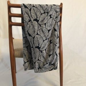 Elevenses Wide Leg Leaf Print Trousers